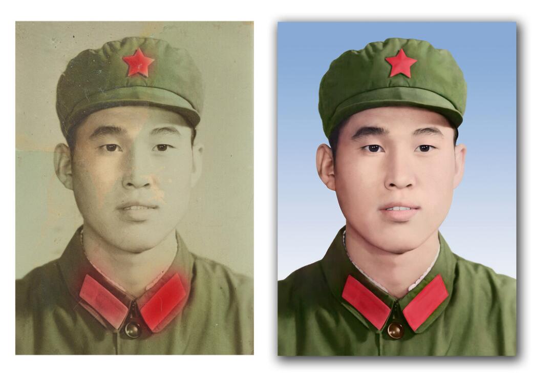 向阳街道破损照片修复-18